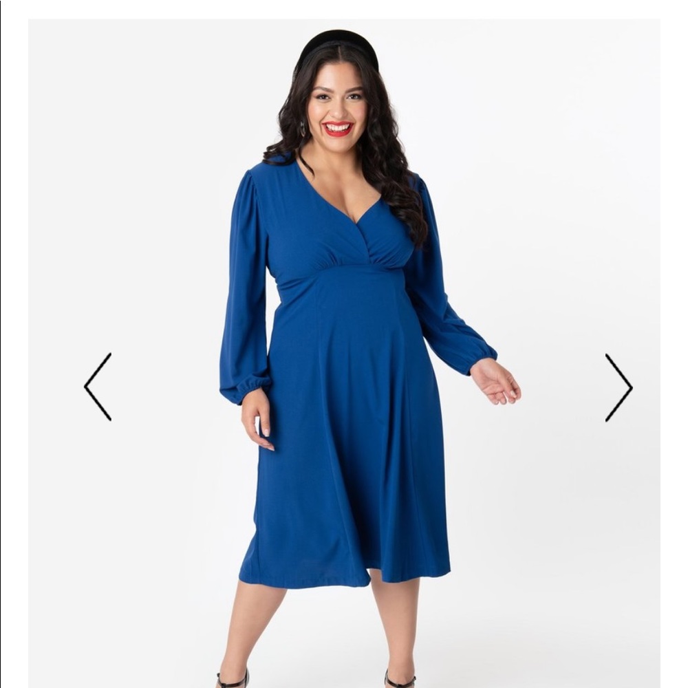 Micheline Pitt for Unique Vintage Pris Swing Dress